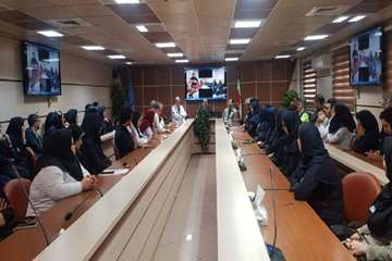 مراسم میلاد با سعادت حضرت فاطمه زهرا (س) و تقدیر از پرستاران نمونه بیمارستان توانبخشی رفیده